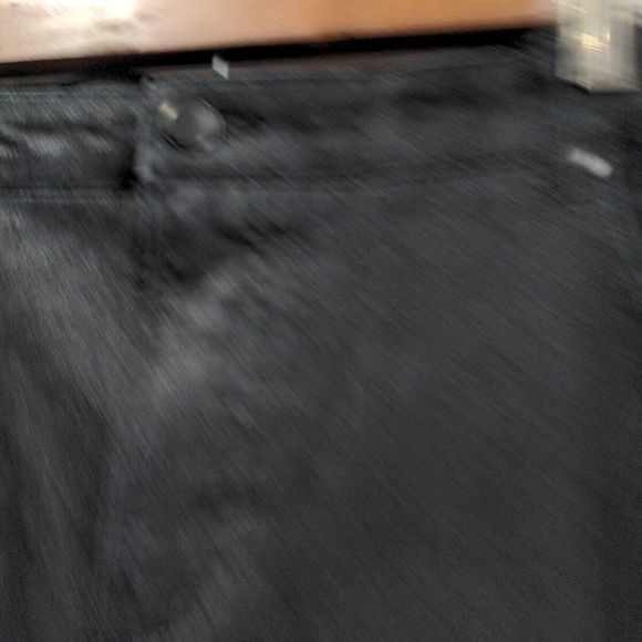 Universal Standard Meuse High Rise Resin Jeans Size 20 Metallic Sheen Ankle Zip - Picture 6 of 15